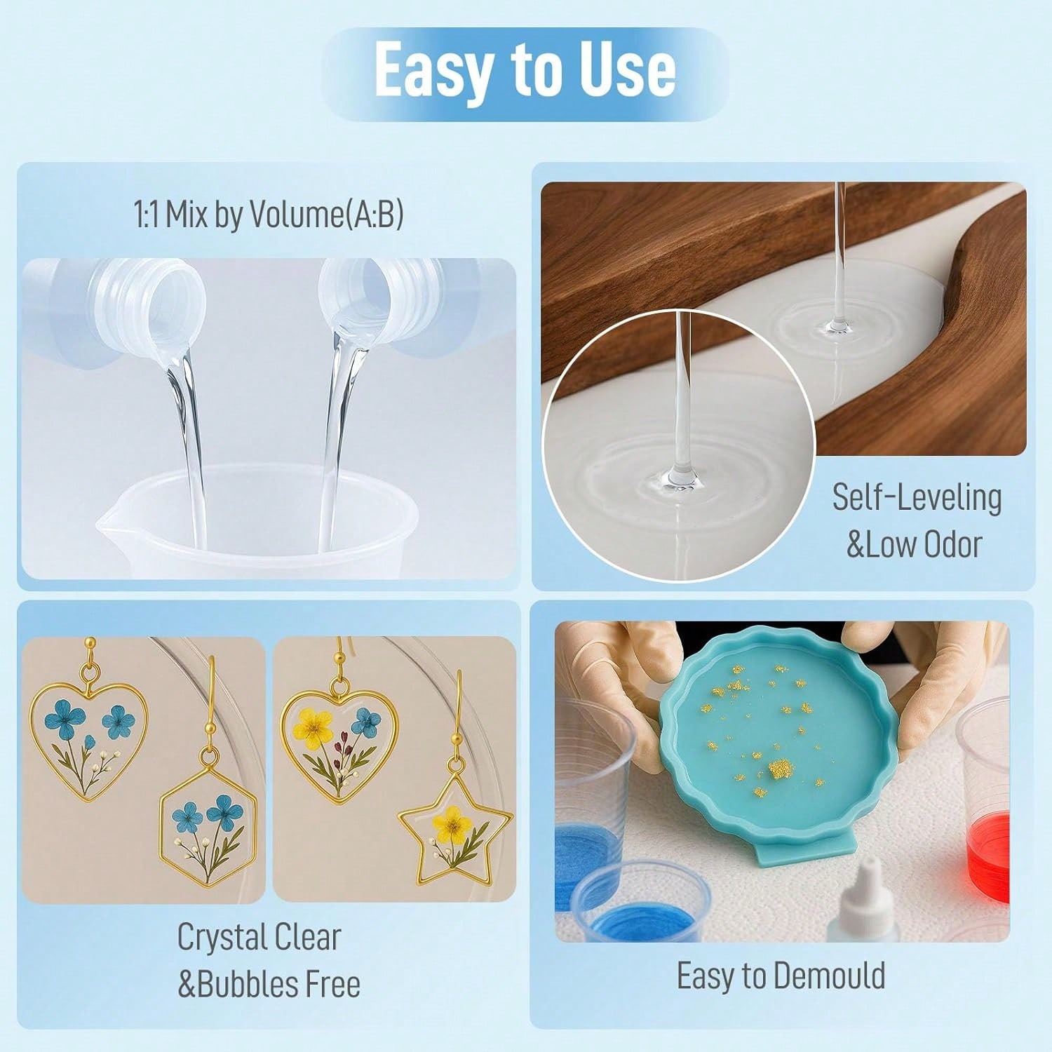 Kristal Berraklığında Epoksi R - Woodworking Resin incelemesi ve fiyatı