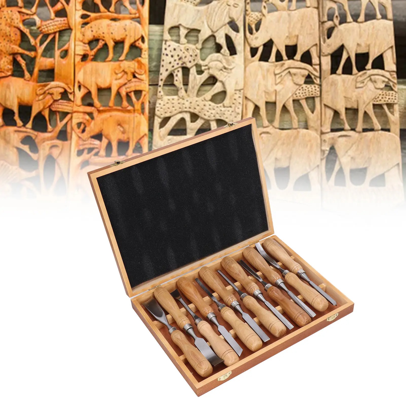 12 adet/takım ahşap oyma aletl - Wood Chisel Set incelemesi ve fiyatı